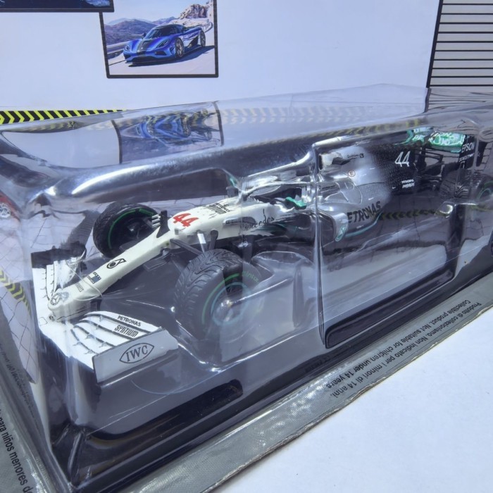 IXO 1/24 Benz AMG F1 W10 Lewis Hamilton 2019 44 Racing Model