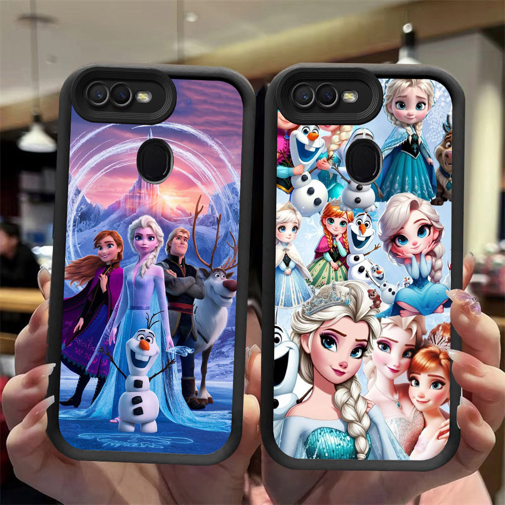 J-25 Frozen ดำขาวชมพูเคสโทรศัพท์หรับ OPPO A7 A11K A12 A3S A12E A1K A5S A12S AX5S