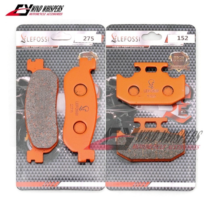 Front Rear Brake Pads For Yamaha XT 225 WE (4JG5/6) Serrow 1997-1998 250 2005 XG 250 Tricker 2004-2