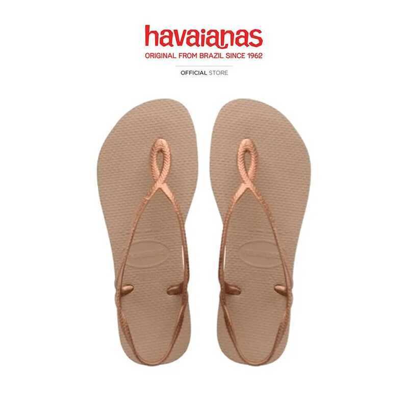 HAVAIANAS รองเท้าแตะ Luna Sandals ROSE GOLD 41296975282F_C3gdxx