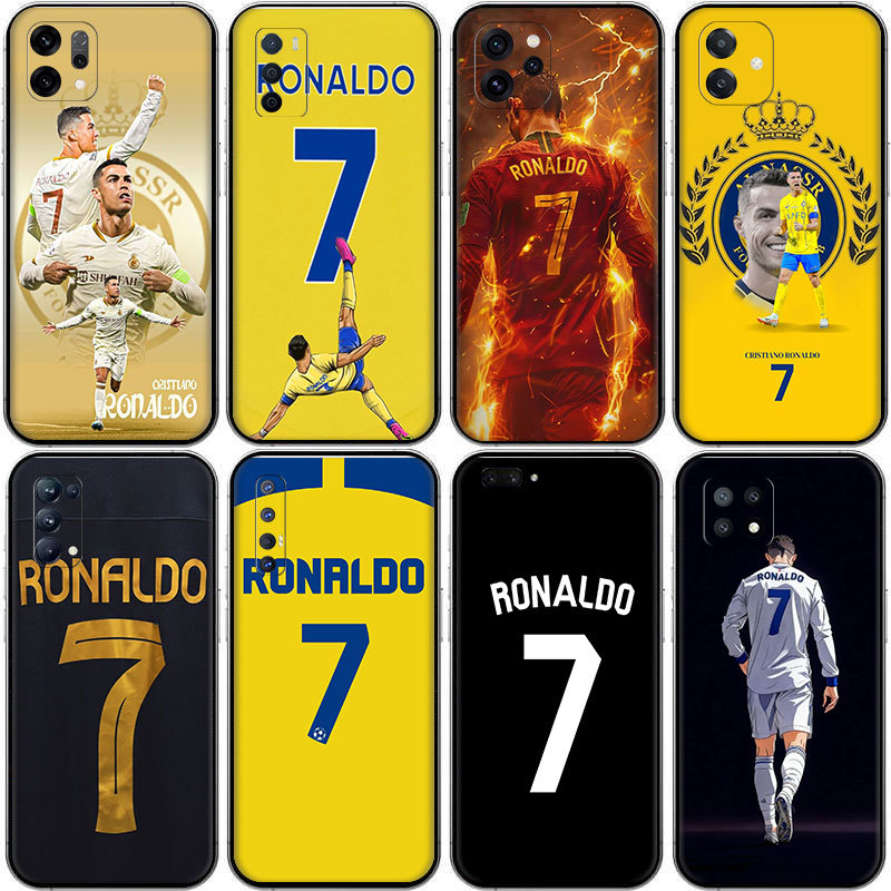 ฟุตบอลดาว Cristiano Ronaldo CR7 ^H3 สําหรับ OPPO R9 F1 Plus R9S Reno 2 5 2Z 2F 3 4 Pro 5F Lite 5K คว
