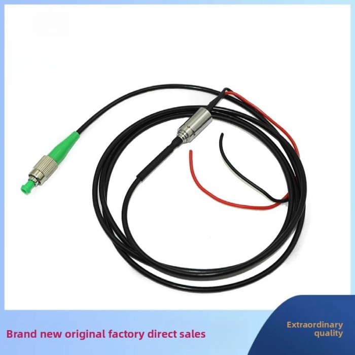 High Power 525nm 1W Green Fiber Coupled Laser Module  Round Beam, 62.5/105µm Core, SMA905 Connector