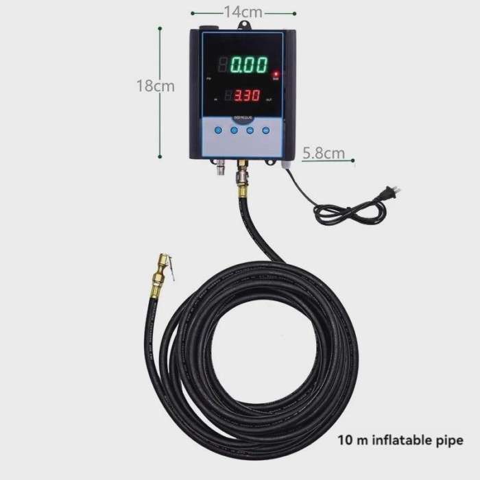 Auto Automatic Tire Inflator Wall Mounted Digital Display Inflator Pump Tire Shop Auto Repair Facto