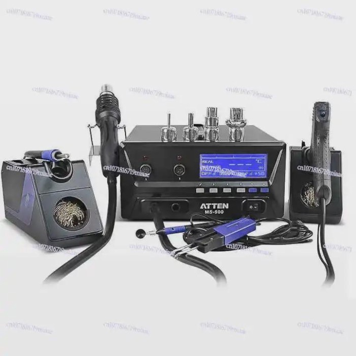 MS-900 900W 4 in 1 Desoldering Hot Air Gun Rework Soldering Iron Tin Suction Gun Pickup Pen Desolde