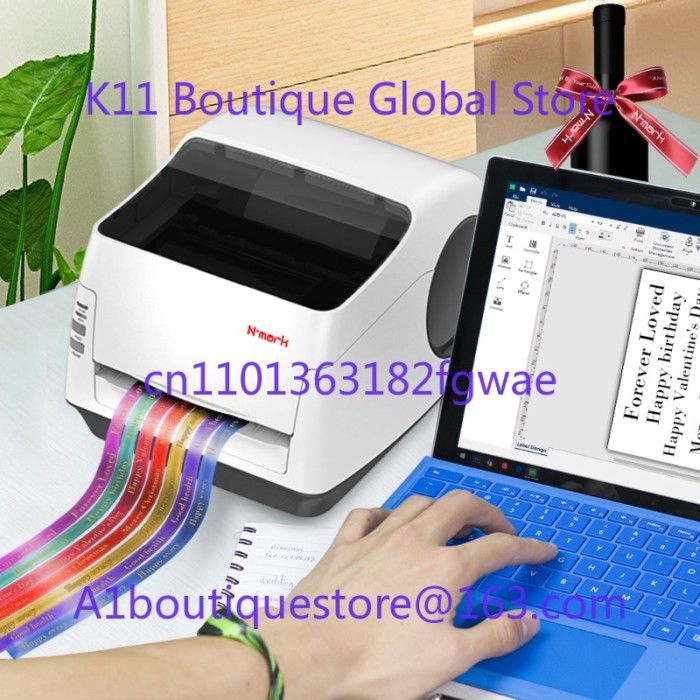 N-mark Digital Foil Color Ribbon Printer, Personalized Color Ribbon Printer
