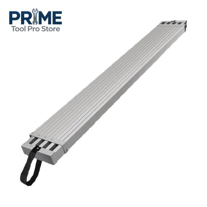 SucceBuy Telescoping Aluminum Work Plank 9-15 Feet 500lbs Capacity 12.5in Width Aluminum Scaffold P