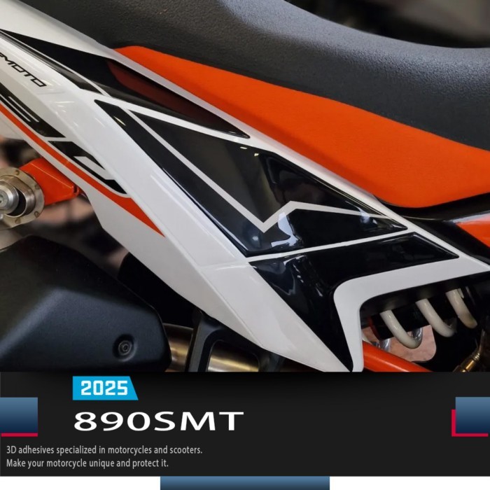 For 890 SMT 890smt 890SMT 2023-2026 Motorcycle Accessories Waterproof Protective Sticker 3D Epoxy R
