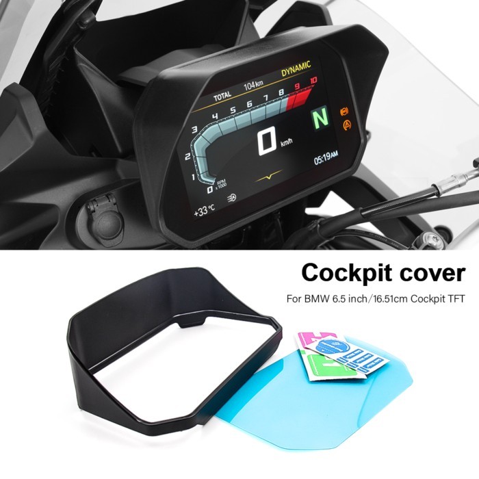 For BMW Cockpit TFT 6.5 inch Glare Protection Cover R1300GS R1250GS R1200GS R 1250 R RS F900GS F 90