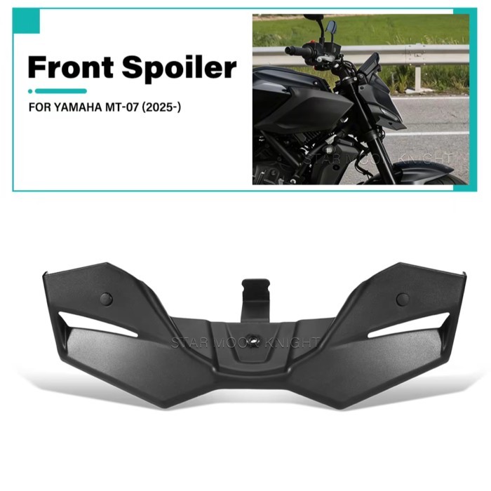 Motorcycle Front Winglet Aerodynamic Spoiler for Yamaha MT-07 MT07 2025-2026 Downforce Wing Kit