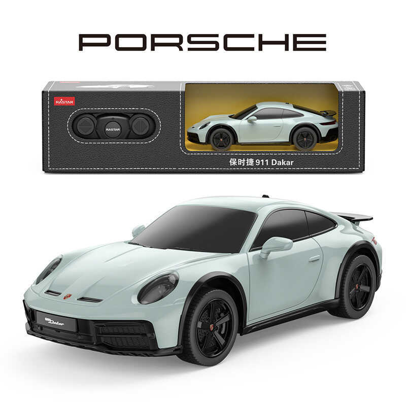 R RASTAR Star Porsche รถควบคุมระยะไกลไฟฟ้าของเล่นเด็กรถสปอร์ต 1: 24 Boy Racing Car Gift Model
