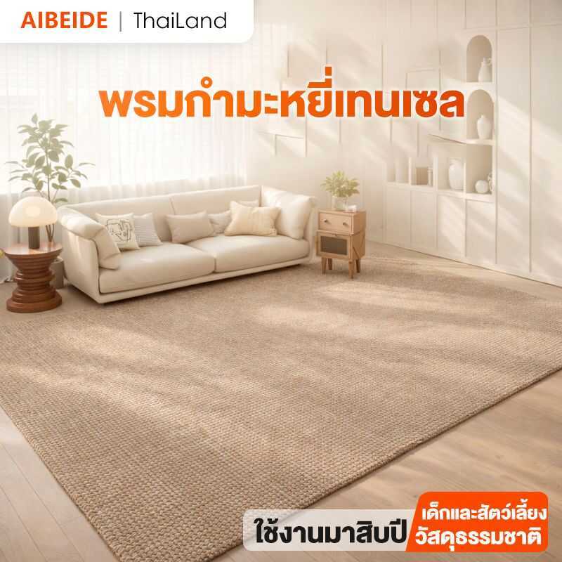 Aibe พรม Cloud, พรมห้องนั่งเล่นขนาดใหญ่, กันลื่น, พรมห้องนอนทนทาน, ทำความสะอาดง่ายและให้ความอบอุ่น