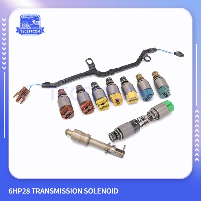 6HP21 6HP28 Transmission Solenoid Kit For BMW 528i 535i 740i X5 X6 Alpina B7 Jaguar 1068298047 6HP2