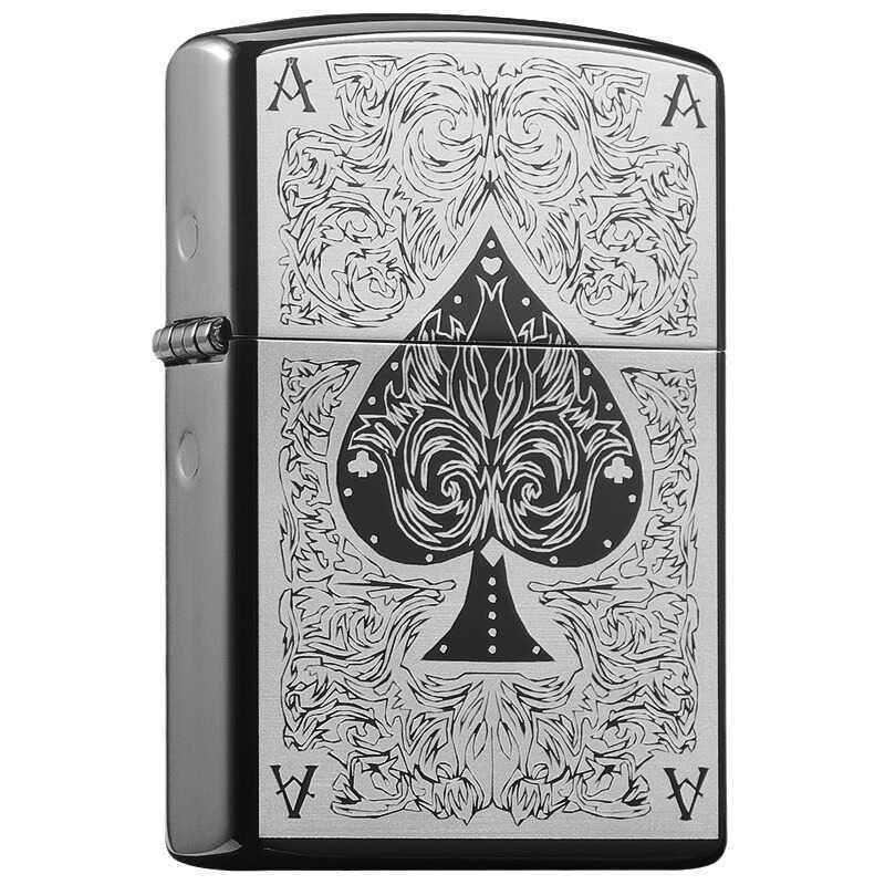 ไฟแช็กน้ำมันก๊าด ZORRO/Zorro รุ่น Ace of Spades -