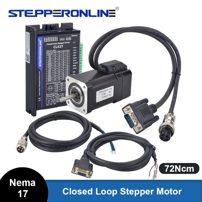 STEPPERONLINE TP Series Nema 17 Closed Loop Stepper Motor Kit 72Ncm 2 Phase Nema17 Motor