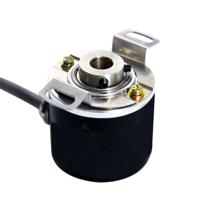 8mm Hollow Shaft Incremental Encoder 100PPR NPN Output Sensor for CNC Machine