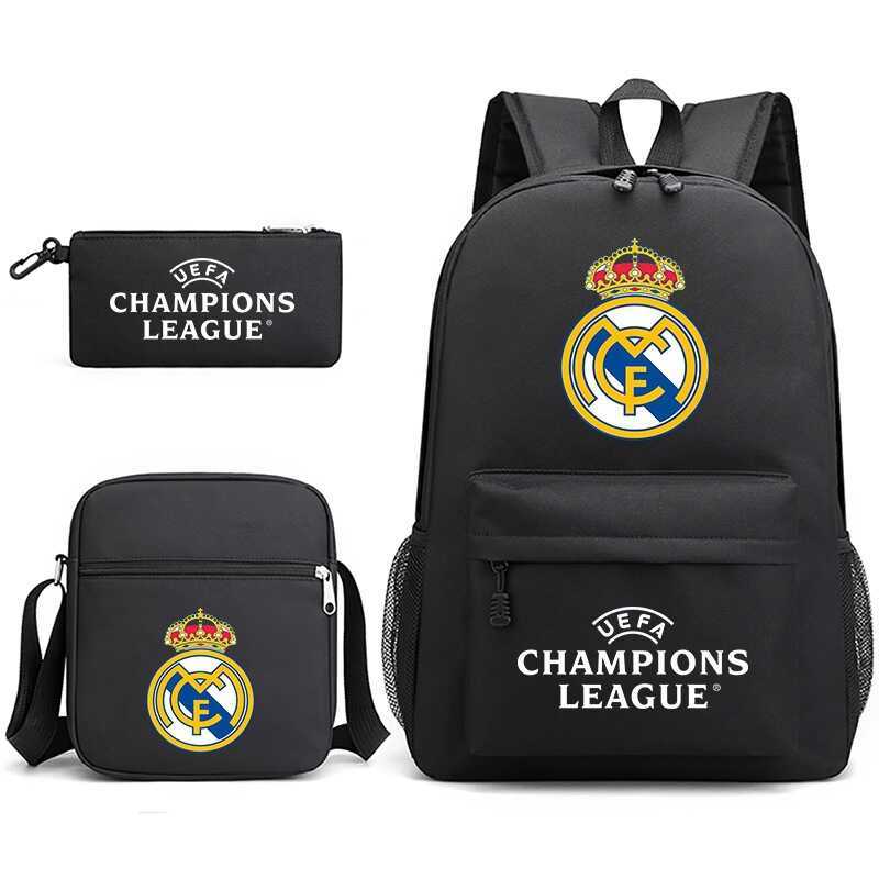 Championship Schoolbag Manchester United Manchester City Football Schoolbag Oxford Cloth Backpack Ba