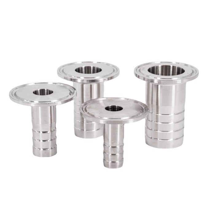 6/8/10/12/14/16/19/25/32/38mm Hose Barb To 0.5" 1" 1.5" 2" Tri Clamp SUS 304 316L Stainless Steel S