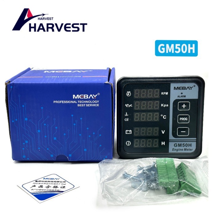 Mebay GM50H MK3 engine multi-function digital instrument diesel generator monitor with GM50HR with