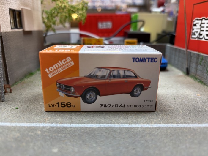 Domeka TOMYTEC TLV LV-155c Alpha Romeo สีเหลือง LV-156c สีแดง