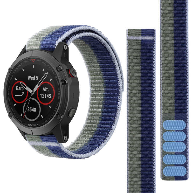 เหมาะสําหรับสาย Garmin Fix7 7X/k2i Loop สายไนลอนไทย Iron Time 7 Pro Velcro สองหัว