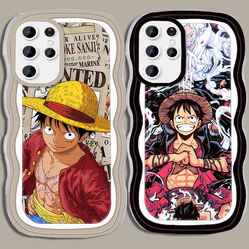 SAMSUNG A-91 One Piece Luffy TPUปลอกสําหรับSamsung S21 S25 S22 S20 FE Ultra Plusเคสใส