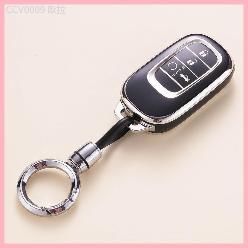 【2023-2025】 เหมาะสำหรับ Honda HRV ปลอกกุญแจ CRV ประเภท Civic Haoying Accord ZRV สำหรับผู้หญิง 2025