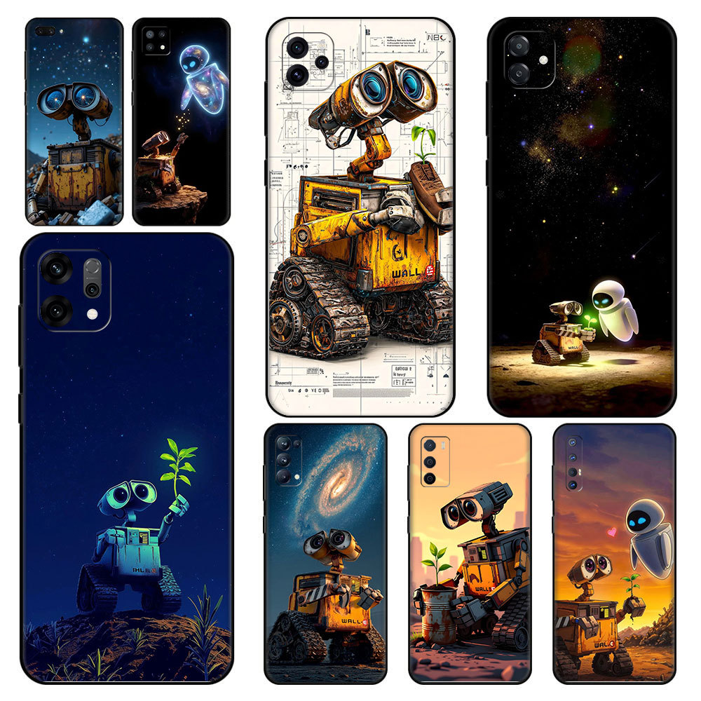 หุ่นยนต์การ์ตูน WALL-E ^W5 สําหรับ OPPO Reno 8T 7 lite 7z 6 11F 12F A15S A16S A16k A16E ความเข้ากันไ
