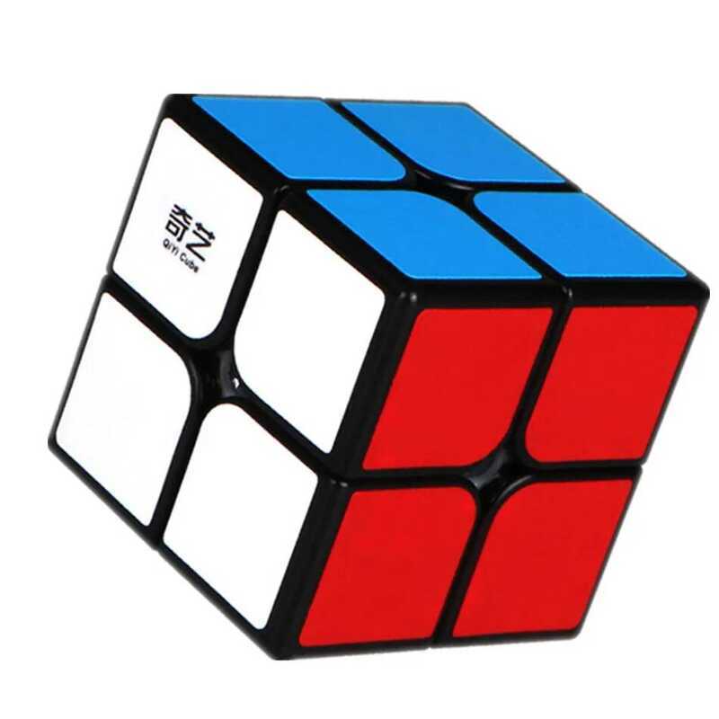 QiYi QiDi 2X2 Magic Cube 2 By 2 Cube Speed Pocket Puzzle Cube ของเล่นเสริมพัฒนาการระดับมืออาชีพสำหรั