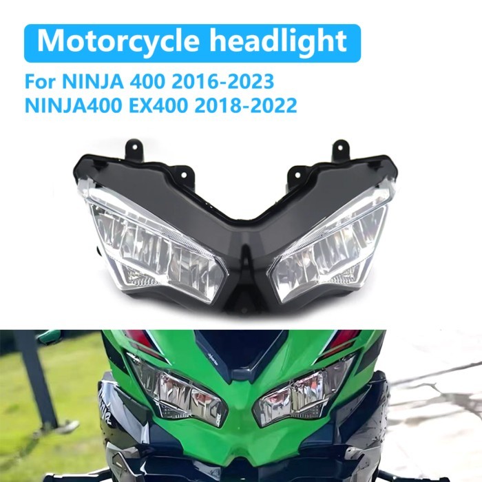 For Kawasaki NINJA 400 2016-2023 NINJA400 EX400 2018-2022 Motorcycle Accessories Front Headlight As