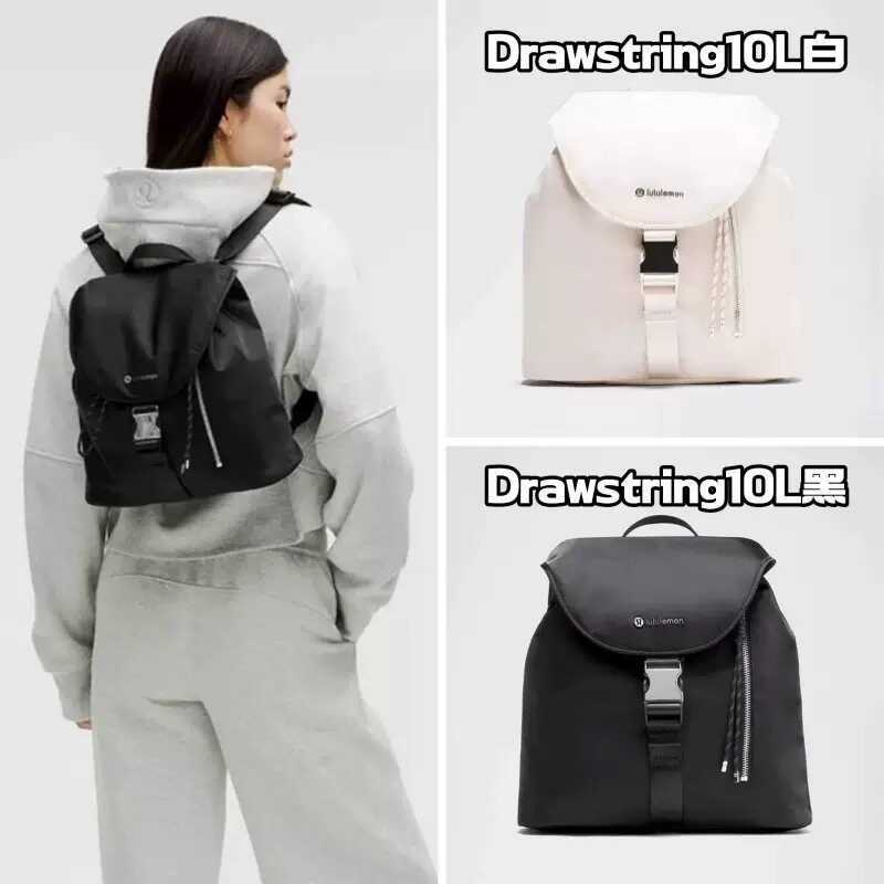 2026Drawstring Drawstring 10L Backpack All-Match Buckle Portable Shoulder Bucket Backpack