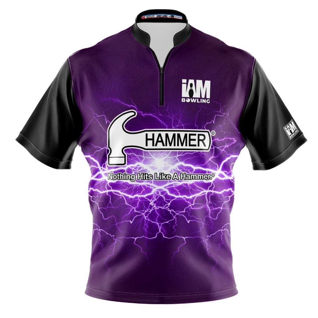 เสื้อแข่ง Hammer DS Bowling - ดีไซน์ 1525-HM 3D เสื้อโปโล