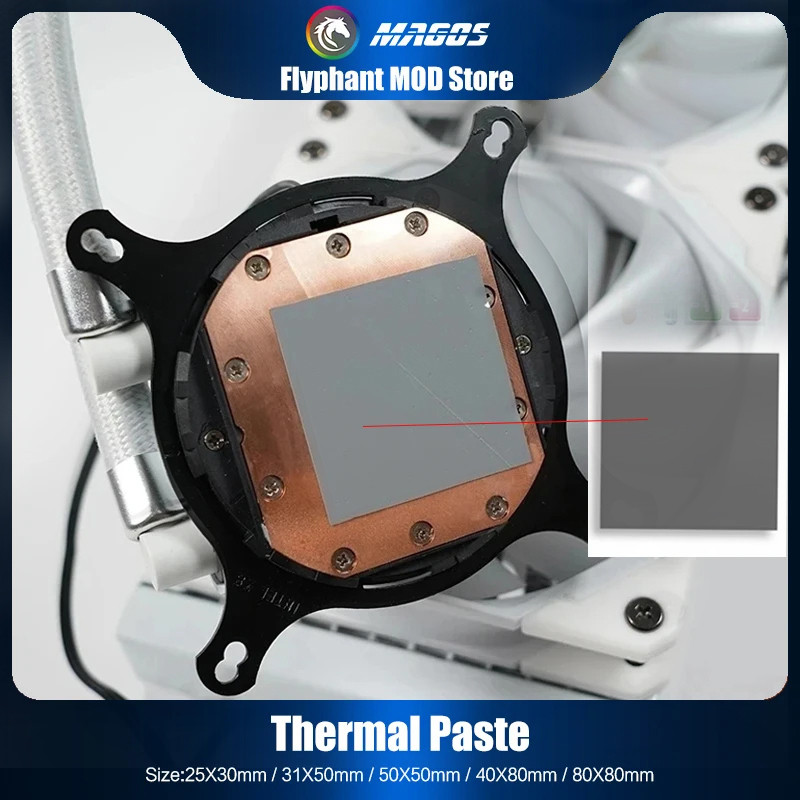 Honeywell PTM7950SP ซิลิโคนนําความร้อนวาง GPU CPU วางความร้อนโน้ตบุ๊คระบายความร้อนจาระบีซิลิโคน 8.5W