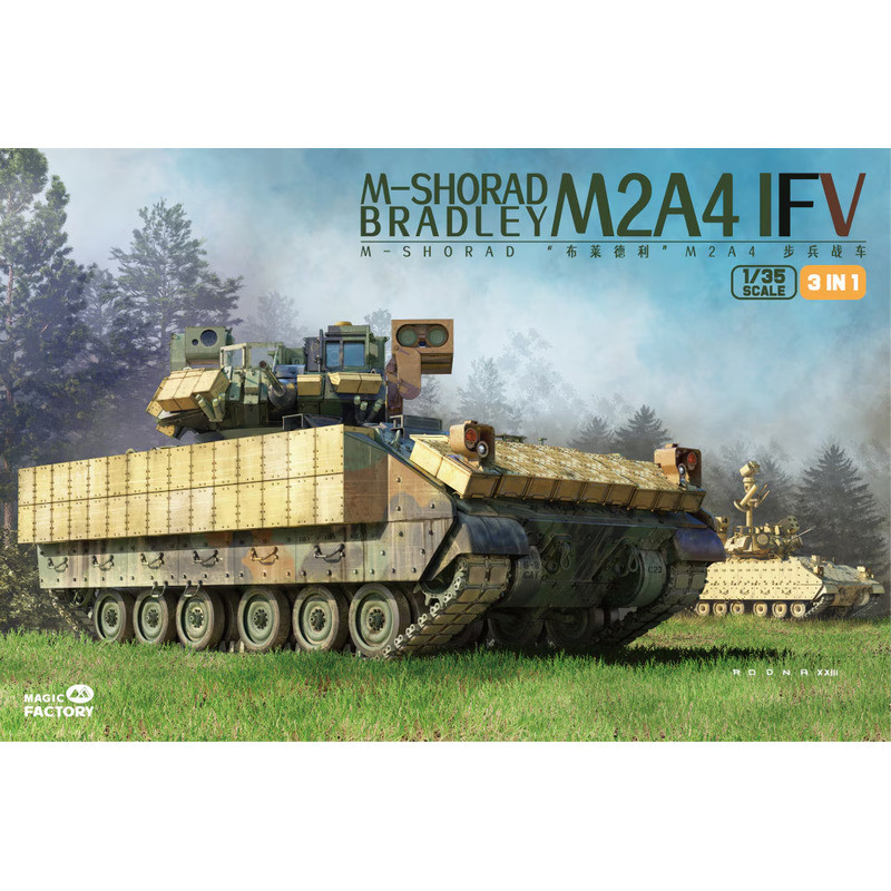 Magic Factory 2004 M-SHORAD Bradley M2A4 IFV 3-in-1 1/35 Static model kit