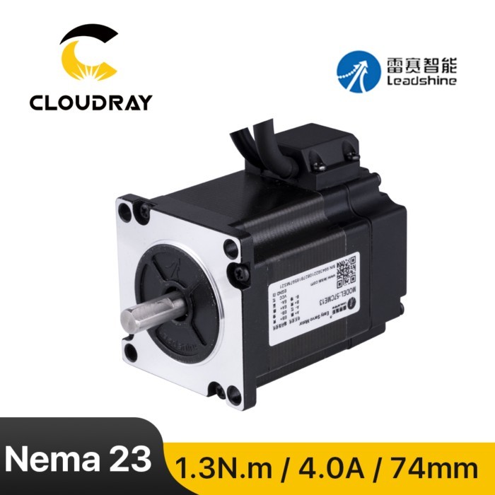 Leadshine Nema 23 Stepper Motor  (57CME13) Closed Loop 1.3N.m 4A  74mm with Encoder for CNC Router