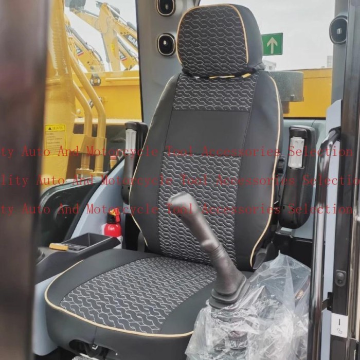 Excavator Digger Fully Seat Cushion Cover Universal for SANY SY55/60/75/135/200c/215/205/375 Excava