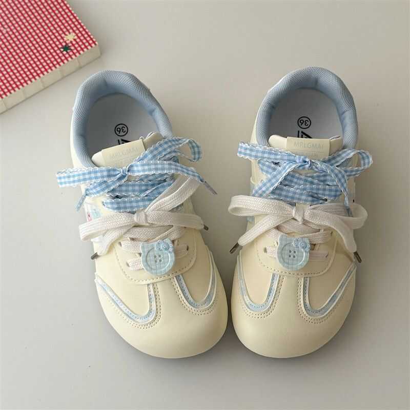 l Breathable Casual Dequn Shoes Women's Summer 2025 New Puff Board Versatile Leisure INS White Shoe