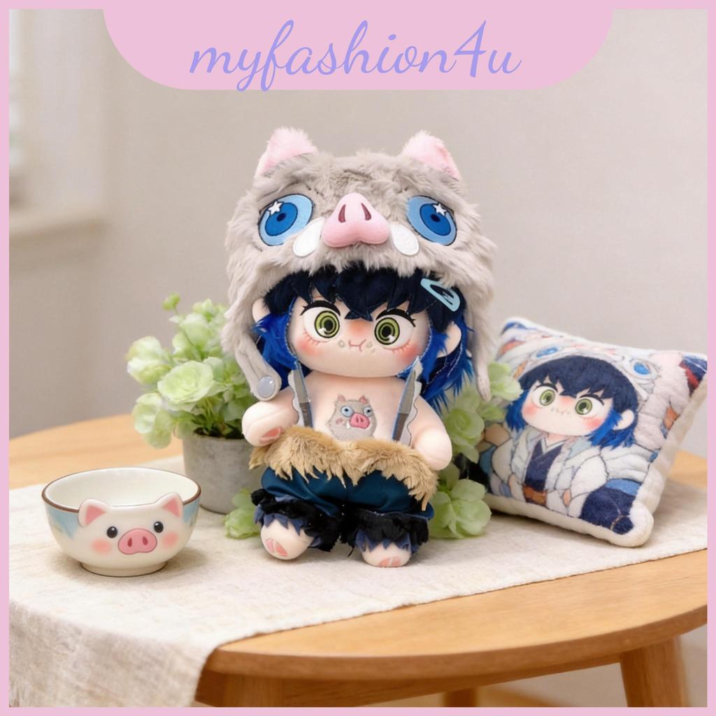 ของเล่นตุ๊กตาการ์ตูน Inosuke 20 ซม. พร้อมการแสดงออกขี้เล่นสําหรับผู้ที่ชื่นชอบงานอนิเมะ