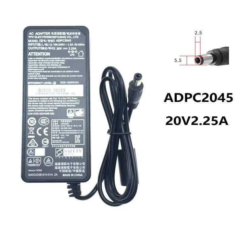 AOC จอแสดงผล AG322FCX แหล่งจ่ายไฟ 20V2.25A สายไฟ ADPC2045 อะแดปเตอร์ชาร์จไฟ