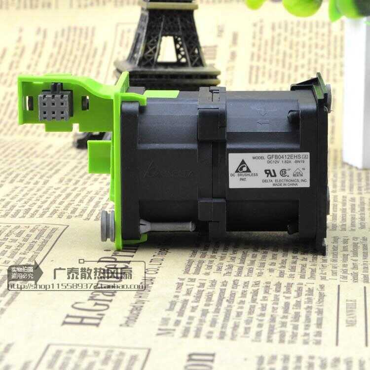 Delta 4 ซม./ ซม. 12v พัดลมเซิร์ฟเวอร์ GFB0412EHS 168 Rpm แรงดันดัดแปลง DIY