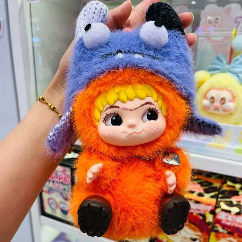 C Genuine Letsvan Wakuku Mysterious Bd Box Fuzzy Trendy Fun Party Plush Collection Kid Toy Kawaii F