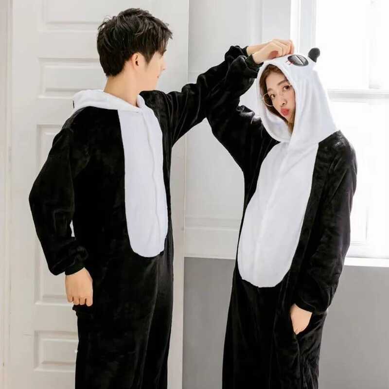 C Animal Cosplay Overalls Kigurumi Panda Lion Costume Halloween Christmas Family Jumpsuits For Adul