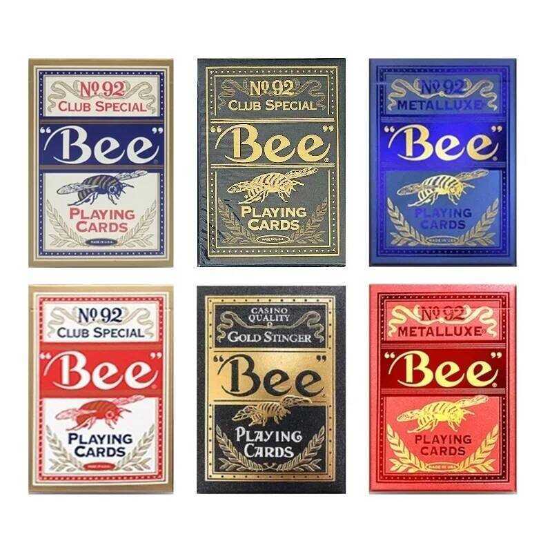 Bee Playing Cards Deck Collection การ์ดเกมโป๊กเกอร์ Magic Tricks สําหรับ Magician