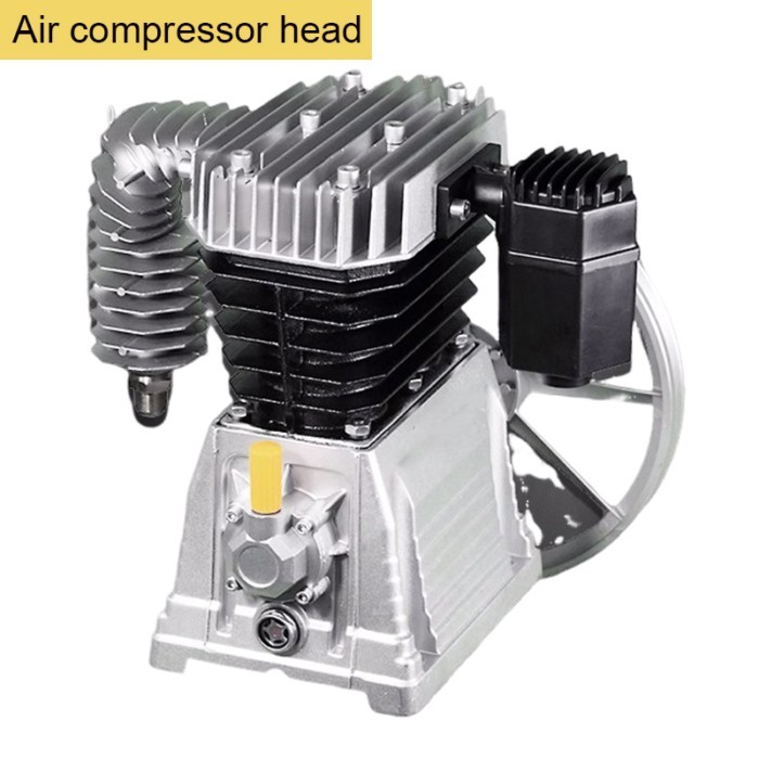 2070 Air Compressor Heads Piston Cast Aluminium Piston Compressor 2.2kw Single Head Double Cylinder