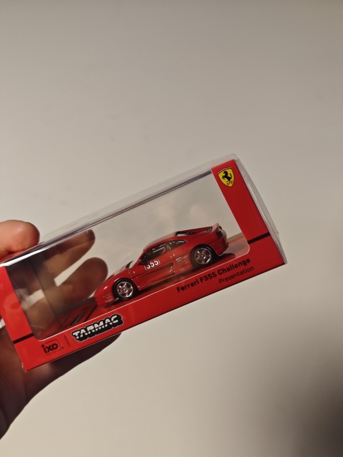 Tarmac TW 1: 64 Ferrari Ferrari Ferrari F355 Challenge โมเดลรถโลหะผสม