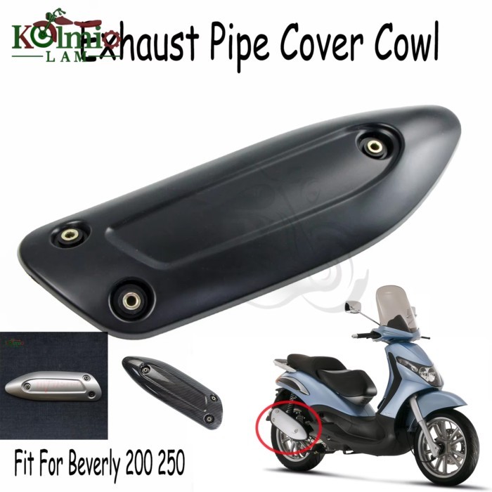 Fit For Piaggio Beverly 200 250 Motorcycle Exhaust Pipe Cover Cowl Protector Beverly200 Beverly250