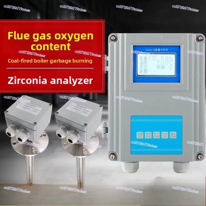 Intelligent Zirconia Analyzer Oxygen Content High Precision Transmitter Flue Gas Oxygen Content Det