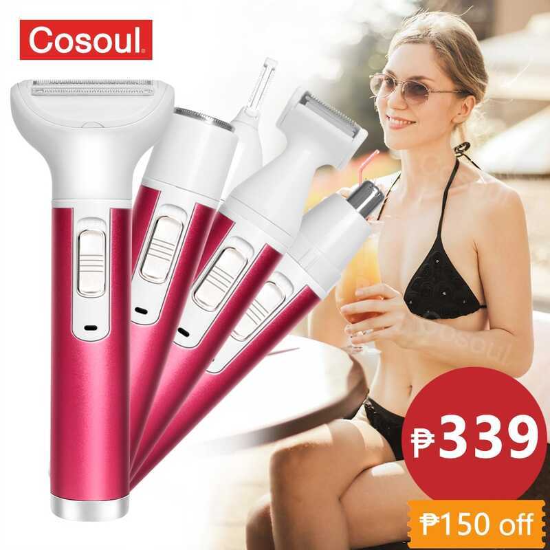 ❤ [New-Store] 5 In 1 Woman Eyebrow Razor Face Shaver Epilator Armpit Removal For Women Nose Hai