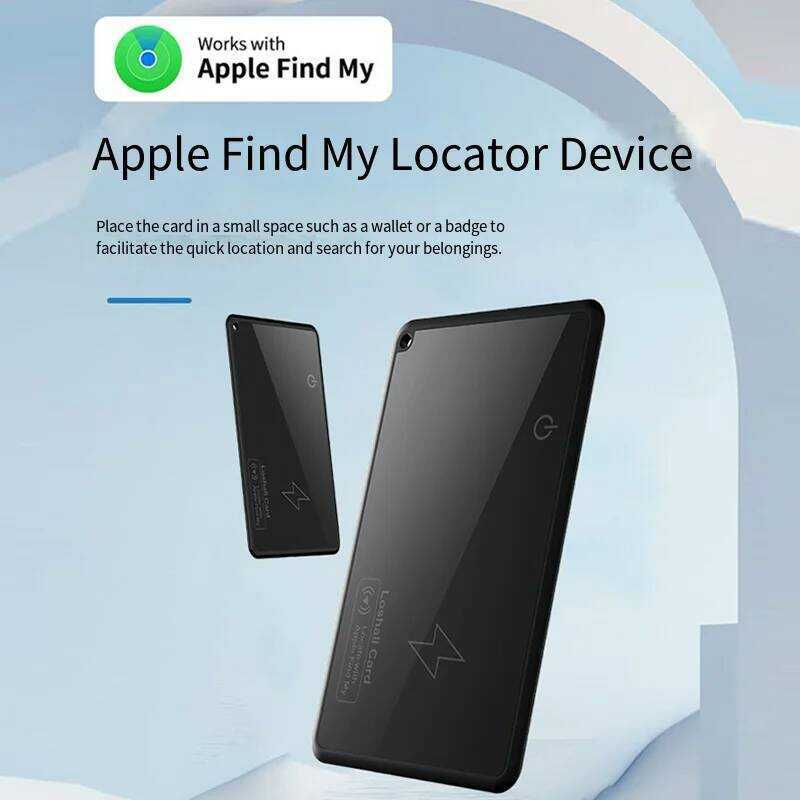 et Tracker Card Wireless Charging Tracking Loion Gps Smart Tag For Iphone Device Find My Airtag GPS