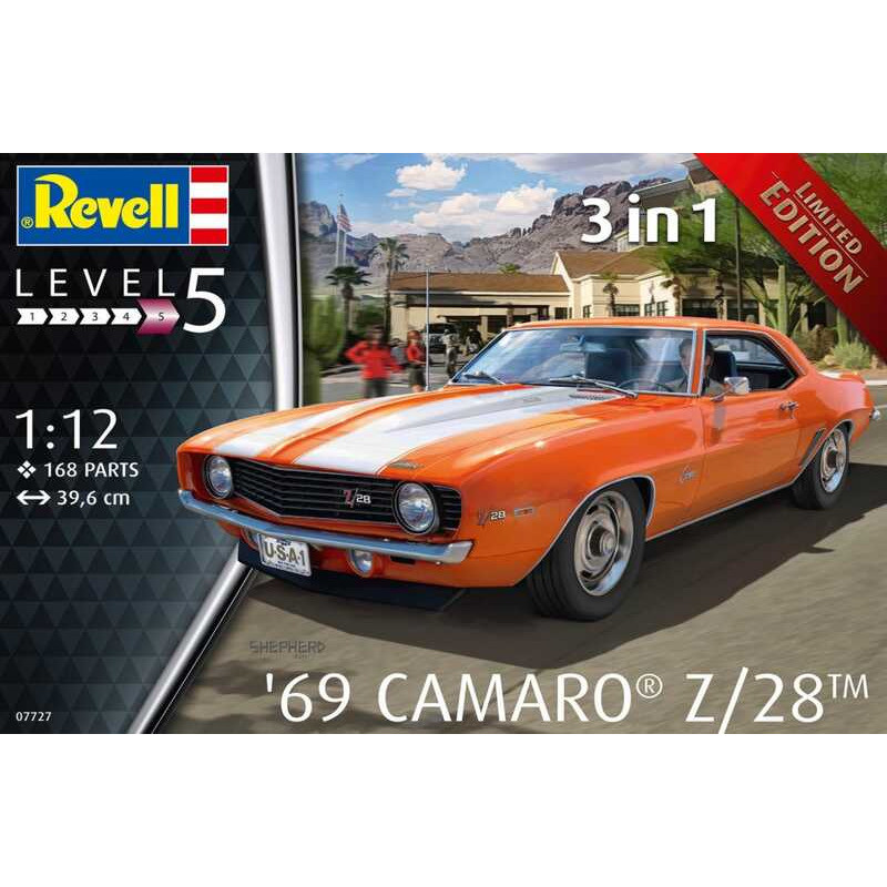 Revell 07727 ’69 Camaro Z/28 1/12 Static model kit