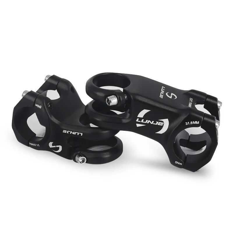 LUNJE ~ 31 8 Mountain Bike Stem -15 Degrees Aluminum Alloy Forged Ultra-Light Stem Cycling Stem Ris